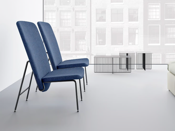ALA - Upholstered fabric easy chair by La Cividina - view 2